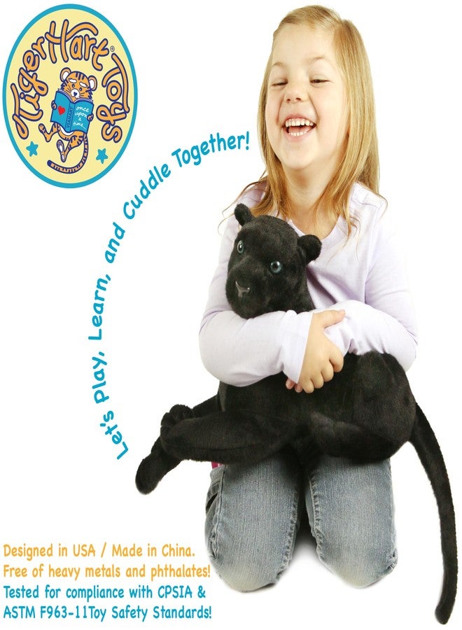 TigerHart Sid The Panther - 17 Inch (Tail Measurement Not Included) Stuffed Animal Plush Cat - Image 3